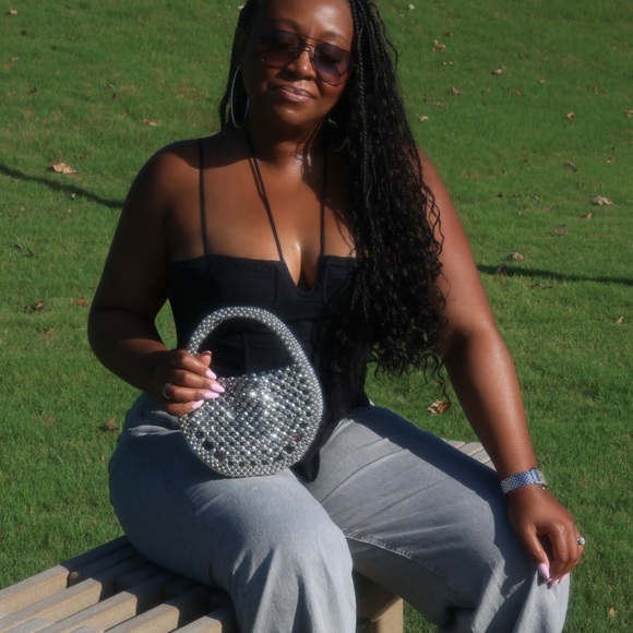 Asos Beaded Silver bag - Picture 7 of 7